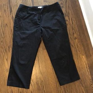Black dress crop pants capris skinny